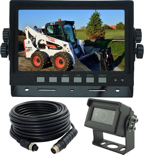 skid steer backup camera installation